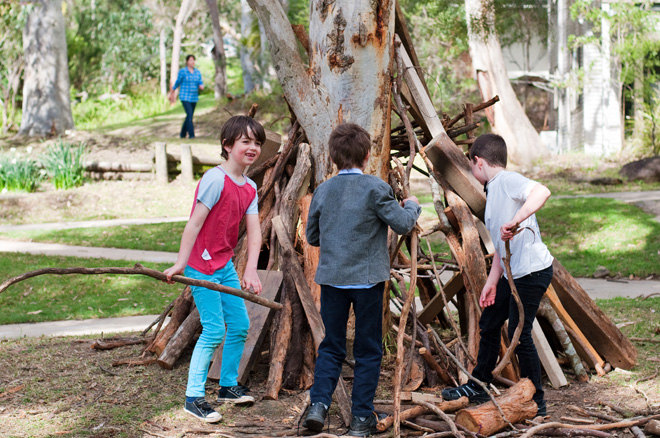 Primary stick-teepee